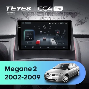 Штатная магнитола Teyes CC4 Pro 12/256 Renault Megane 2 (2002-2009)