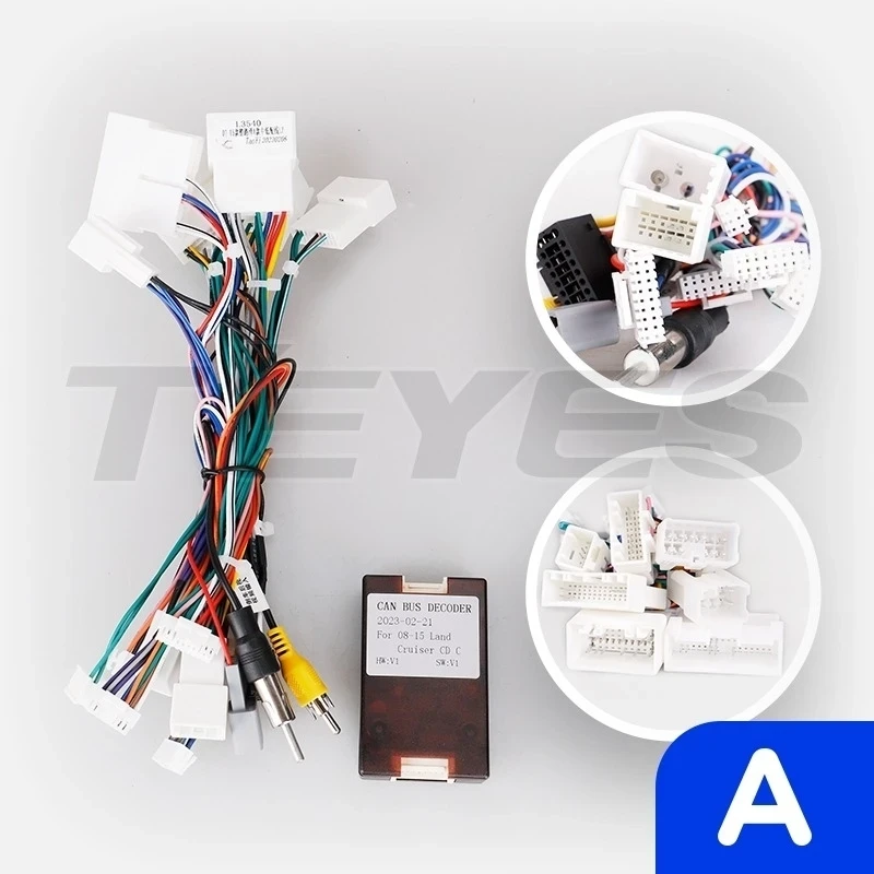 Штатная магнитола Teyes CC3 2K 4/32 Toyota Land Cruiser 11 200 (2007-2015) F2 Тип-A