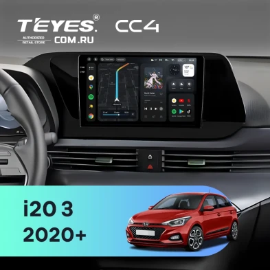 Штатная магнитола Teyes CC4 8/128 Hyundai i20 3 (2020-2025)