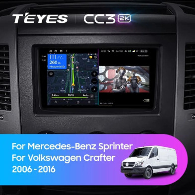 Штатная магнитола Teyes CC3 2K 6/128 Mercedes-Benz Sprinter (2006-2016) F2