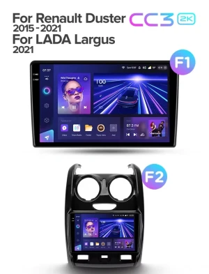 Штатная магнитола Teyes CC3 2K 6/128 Lada Largus 2021+ F1