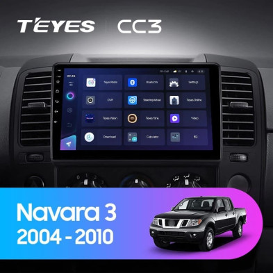Штатная магнитола Teyes CC3L 4/64 Nissan Navara D40 (2004-2010) F1