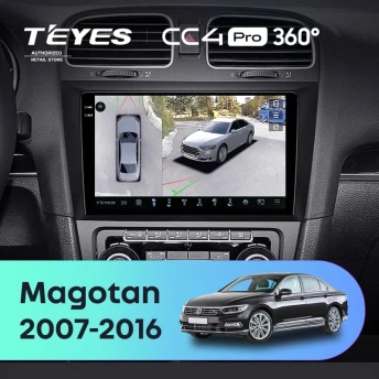 Штатная магнитола Teyes CC4 Pro 360 12/256 Volkswagen Magotan (2007-2016)
