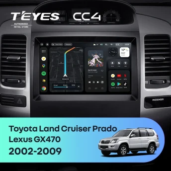 Штатная магнитола Teyes CC4 6/64 Toyota Land Cruiser Prado 120 (2002-2009) F2