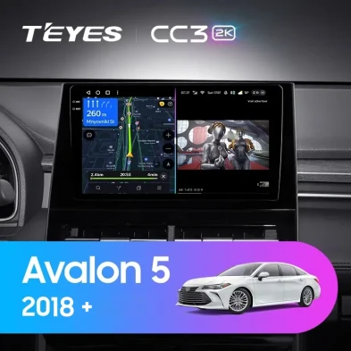 Штатная магнитола Teyes CC3 2K 6/128 Toyota Avalon 5 XX50 (2018-2026) F1