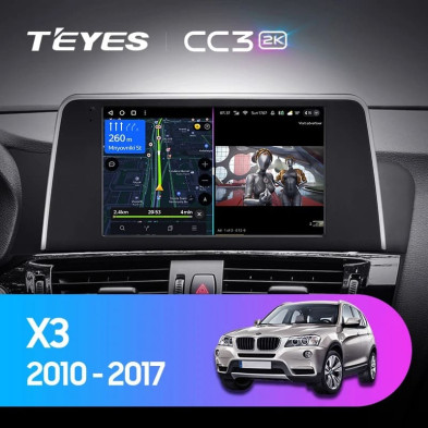 Штатная магнитола Teyes CC3 2K 360 6/128 BMW X3 F25 NBT (2014-2017)