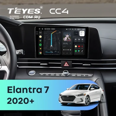 Штатная магнитола Teyes CC4 6/64 Hyundai Elantra 7 (2020-2026)