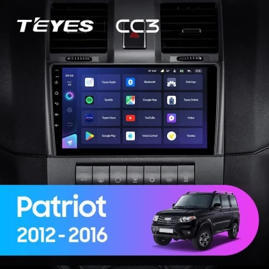 Штатная магнитола Teyes CC3 4/32 UAZ Patriot (2012-2016)