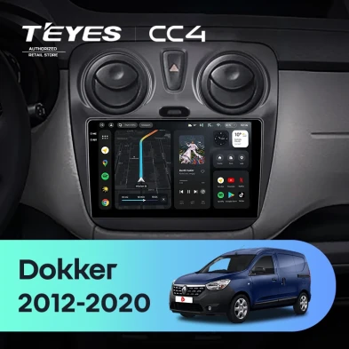 Штатная магнитола Teyes CC4 6/64 Renault Dokker (2012-2020)