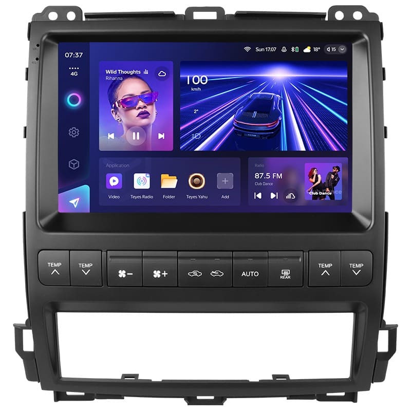 Переходная рамка Toyota Land Cruiser Prado 120 / Lexus GX470 GX 470 J120 (2002-2009) (9")