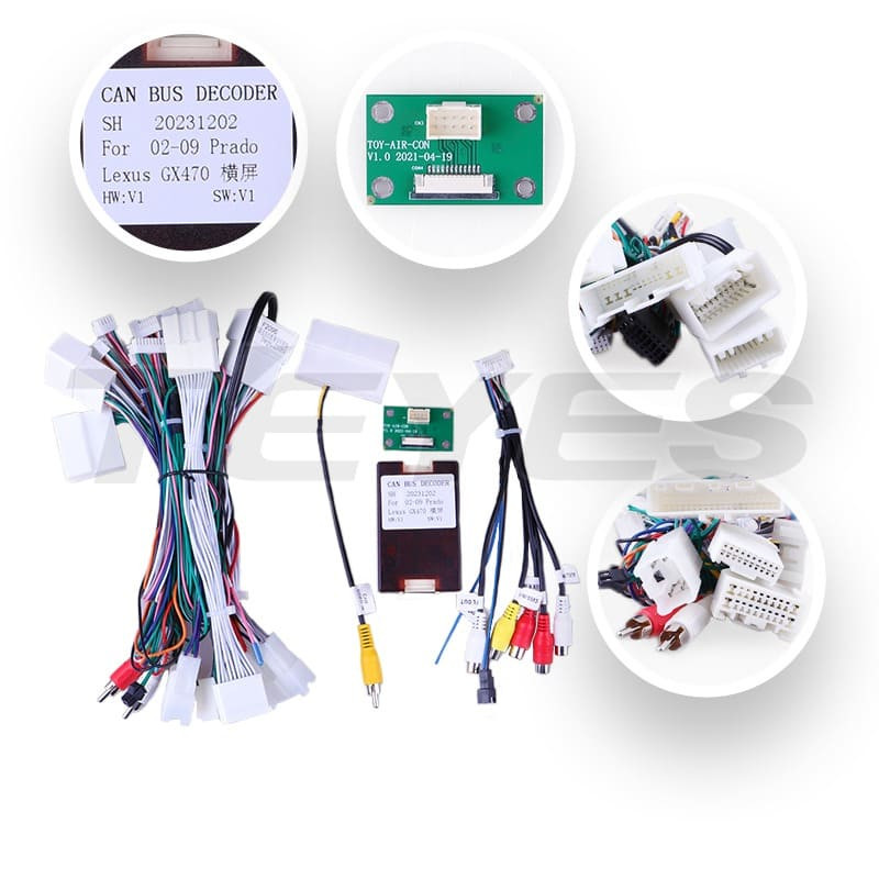 Переходная рамка Toyota Land Cruiser Prado 120 / Lexus GX470 GX 470 J120 (2002-2009) (9")