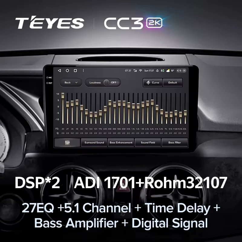 Штатная магнитола Teyes CC3 2K 4/64 Mercedes-Benz GLK-Class X204 (2012-2015)