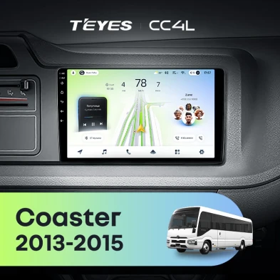 Штатная магнитола Teyes CC4L 6/64 Toyota Coaster (2013-2015)