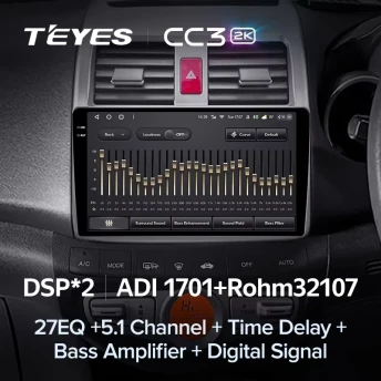 Штатная магнитола Teyes CC3 2K 4/64 Honda Airwave GJ (2005-2010) Правый руль