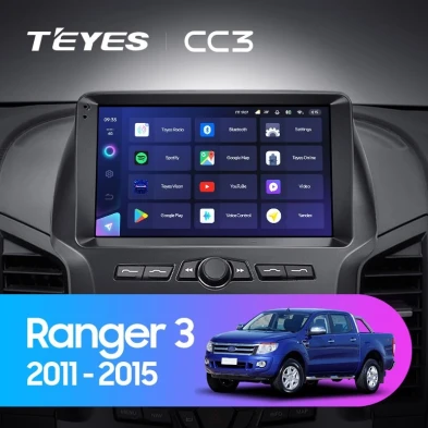 Штатная магнитола Teyes CC3 4/32 Ford Ranger 3 (2011-2015) F1