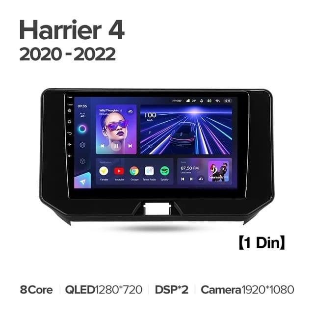 Штатная магнитола Teyes CC3L 4/64 Toyota Harrier 4 XU80 (2020-2022)