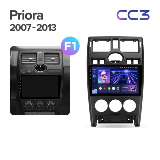 Штатная магнитола Teyes CC3 4/32 Lada Priora 1 (2007-2013) F1
