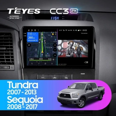 Штатная магнитола Teyes CC3 2K 6/128 Toyota Tundra XK50 (2007-2013)