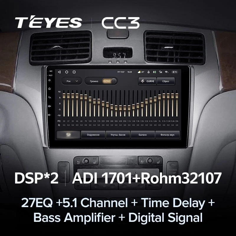 Штатная магнитола Teyes CC3 4/32 Lexus ES250 ES300 ES330 (2001-2006)