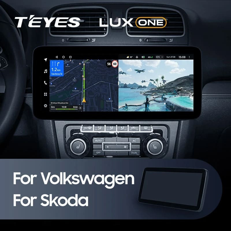 Штатная магнитола Teyes LUX ONE 6/128 Volkswagen Passat (2005-2011)