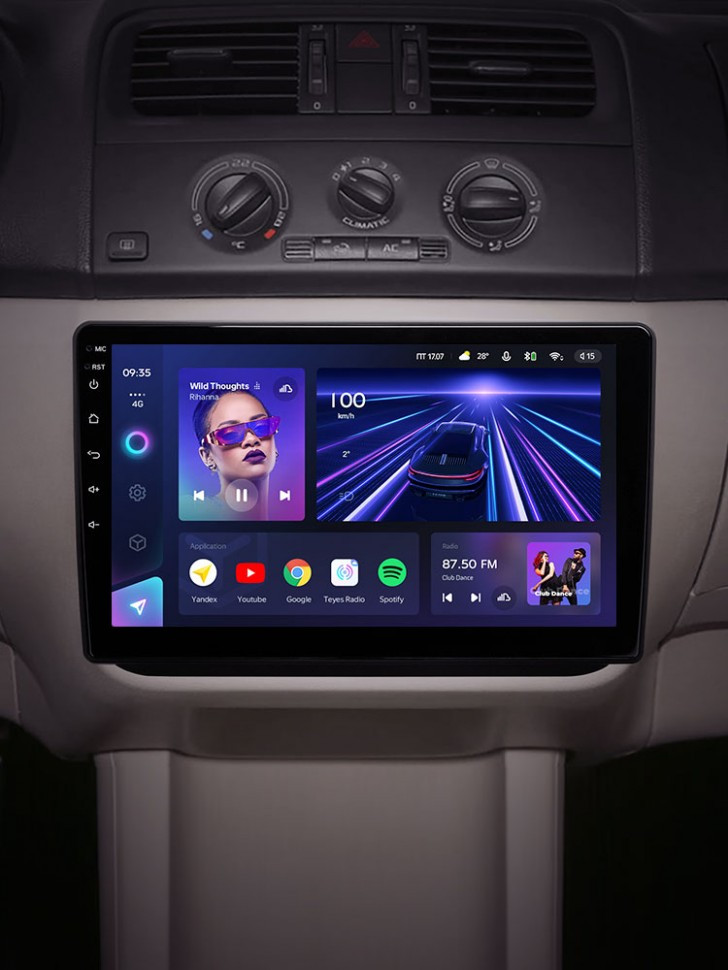 Штатная магнитола Teyes CC3 4/32 Skoda Fabia 2 (2007-2014)