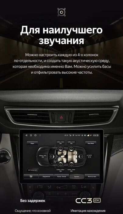 Штатная магнитола Teyes CC3 2K 6/128 Nissan X-Trail 3 T32 (2013-2021) F2 Тип-AВ (13")