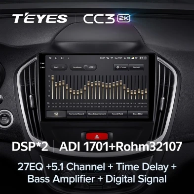 Штатная магнитола Teyes CC3 2K 4/64 BaoJun 560 (2015-2016)