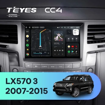 Штатная магнитола Teyes CC4 8/128 Lexus LX570 J200 3 (2007-2015) Тип-C