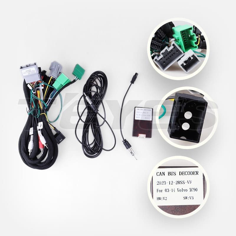 Переходная рамка Volvo XC90 (2007-2014) F2 (комплект для установки вниз) (10")