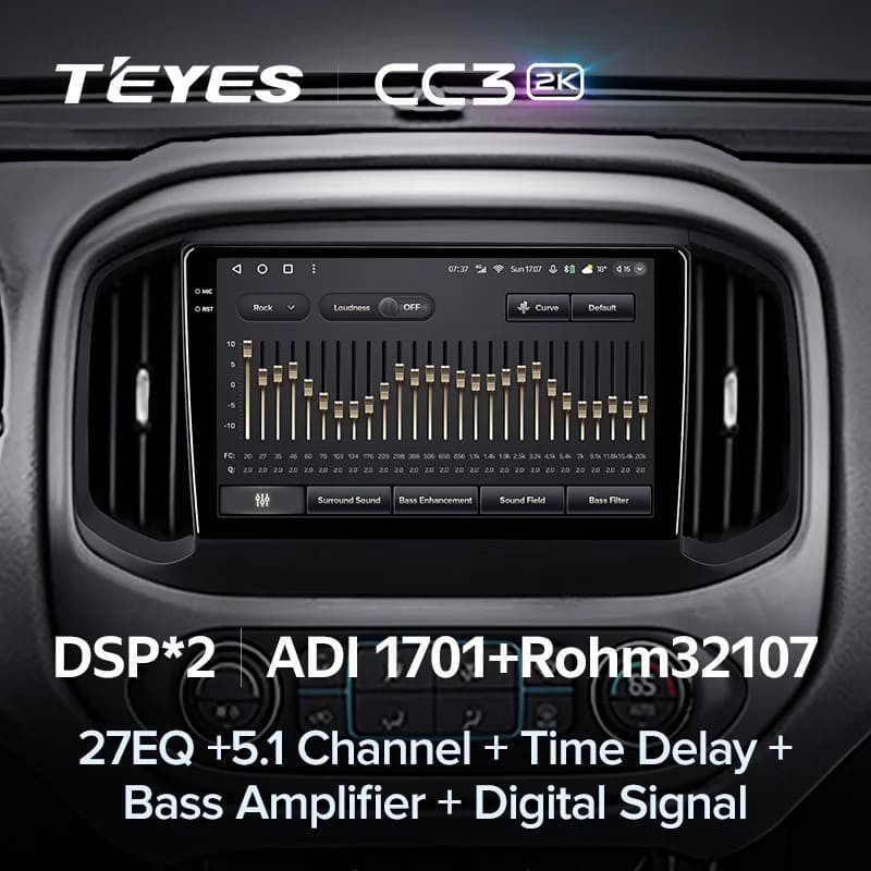 Штатная магнитола Teyes CC3 2K 360 6/128 Chevrolet Colorado 2 (2014-2022)