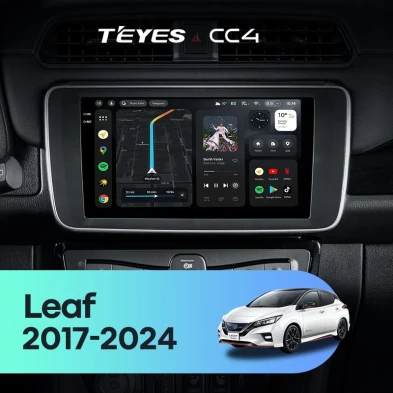 Штатная магнитола Teyes CC4 6/64 Nissan Leaf ZE1 (2017-2024)