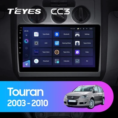 Штатная магнитола Teyes CC3 4/32 Volkswagen Touran 1 (2003-2010) F2