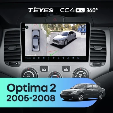 Штатная магнитола Teyes CC4 Pro 360 8/128 Kia Optima 2 MG (2005-2008)