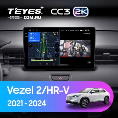 Штатная магнитола Teyes CC3 2K 4/64 Honda HR-V RV RZ (2021-2024)
