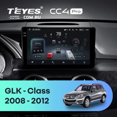 Штатная магнитола Teyes CC4 Pro 12/256 Mercedes-Benz GLK-Class X204 (NTG 4.0) (2008-2012)