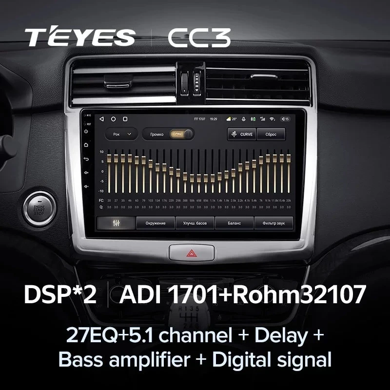 Штатная магнитола Teyes CC3 4/32 Haval H6 (2016-2018)