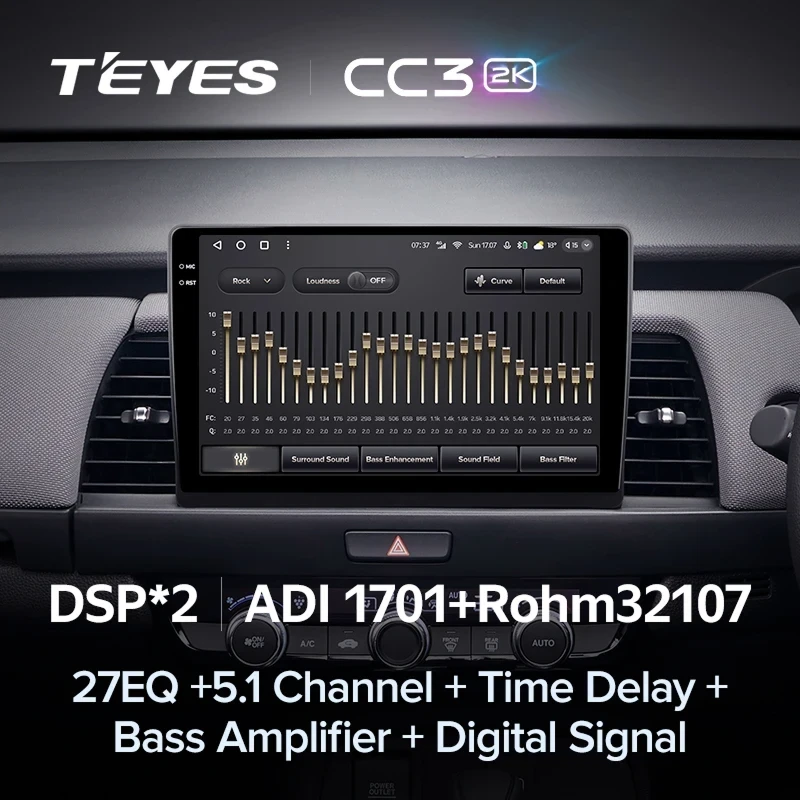 Штатная магнитола Teyes CC3 2K 6/128 Honda Fit 4 (2020-2024) Тип-A Правый руль