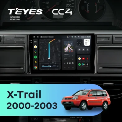 Штатная магнитола Teyes CC4 8/128 Nissan X-Trail 1 T30 (2000-2003)