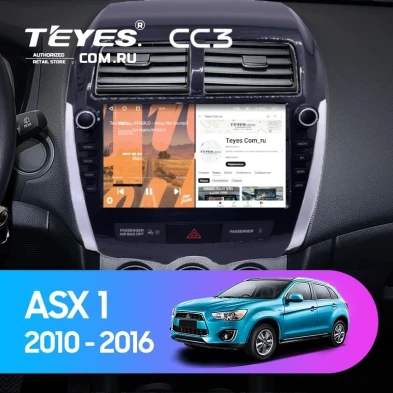 Штатная магнитола Teyes CC3 4/32 Mitsubishi ASX 1 (2010-2016) Тип-B (9")