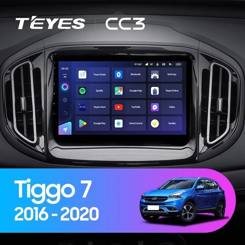 Штатная магнитола Teyes CC3 4/32 Chery Tiggo 7 (2016-2020) F1
