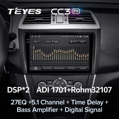 Штатная магнитола Teyes CC3 2K 360 6/128 Lifan 650EV (2015-2019)