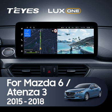 Штатная магнитола Teyes LUX ONE 4/64 Mazda 6 GJ GL (2015-2018) Тип-A