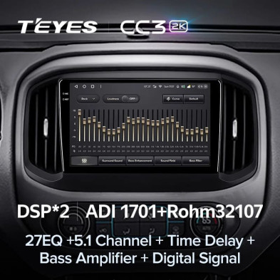 Штатная магнитола Teyes CC3 2K 4/32 Chevrolet Colorado 2 (2014-2022)