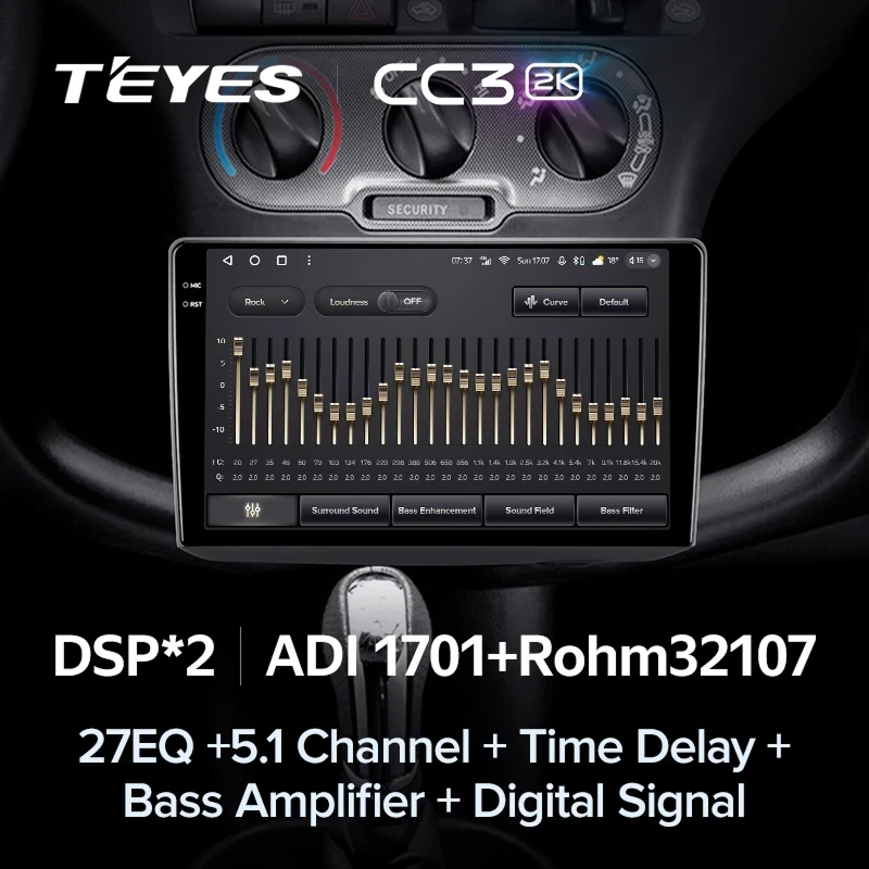 Штатная магнитола Teyes CC3 2K 4/32 Toyota Vitz XP10 (1999-2005) F1