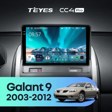 Штатная магнитола Teyes CC4 Pro 12/256 Mitsubishi Galant 9 (2003-2012)