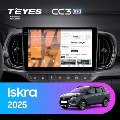 Штатная магнитола Teyes CC3 2K 6/128 LADA Iskra SW Cross (2025-2026) Тип-B