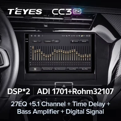 Штатная магнитола Teyes CC3 2K 6/128 Chery Tiggo 3x 1 (2021-2023)