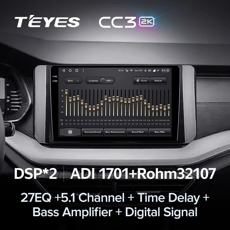Штатная магнитола Teyes CC3 2K 6/128 Skoda Octavia 4 A8 (2019-2021)