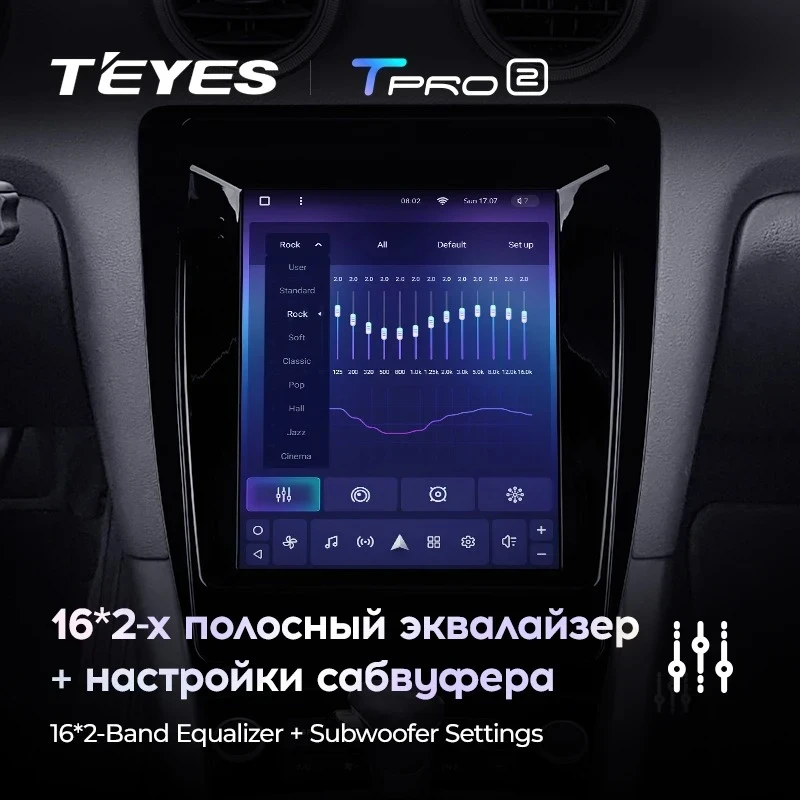 Штатная магнитола Tesla style Teyes TPRO 2 4/64 Audi A3 2 8P (2003-2013)