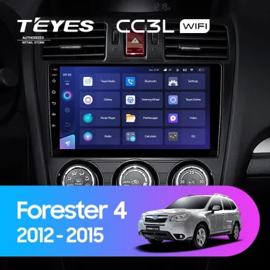 Штатная магнитола Teyes CC3L WiFi 2/32 Subaru Forester 4 SJ (2012-2015) Тип-B